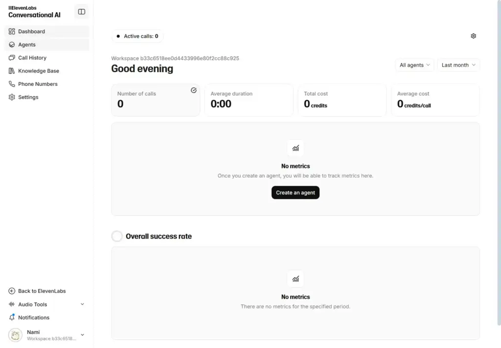Elevenlabs 会話型AI