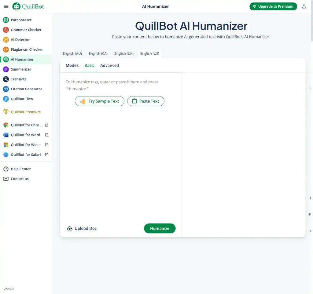 QuillBot AI Humanizer