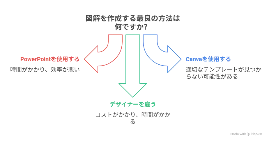 Napkin AI従来の図解作成