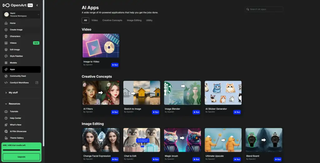OpenArt AI App探索