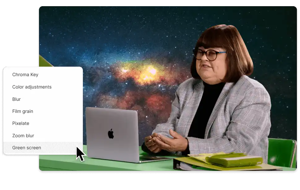 DescriptのGreen Screen