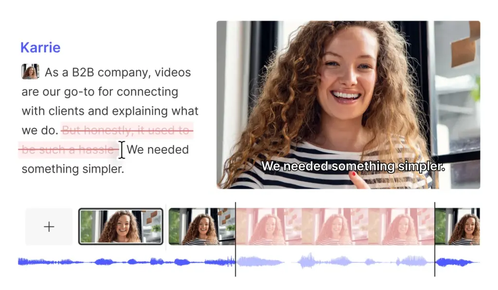 Descriptの文字ベース編集