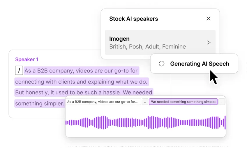Descriptの音声クローン