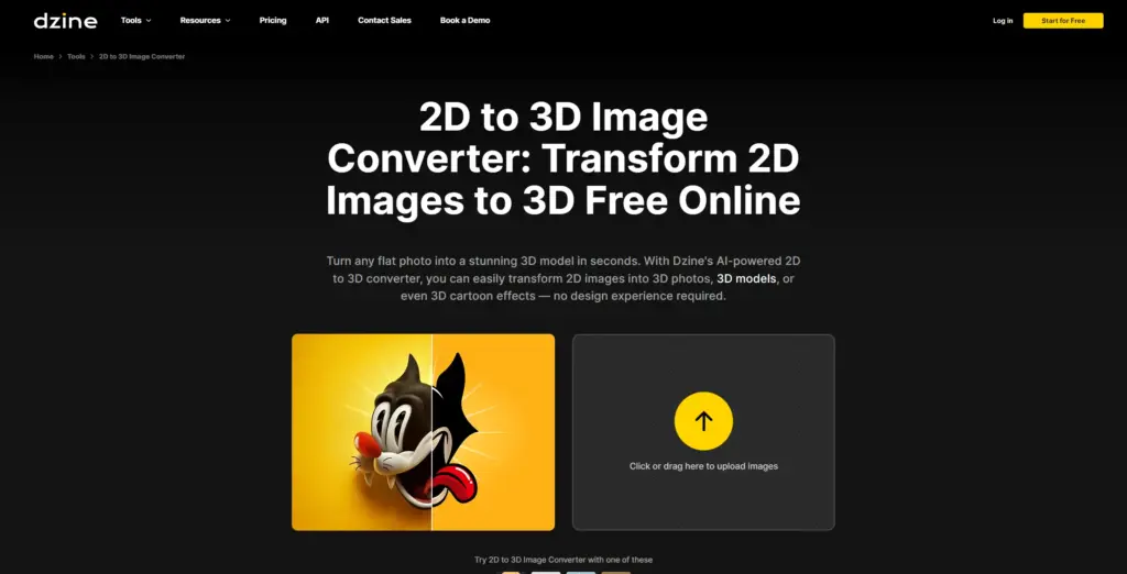 Dzineの2D→3D変換