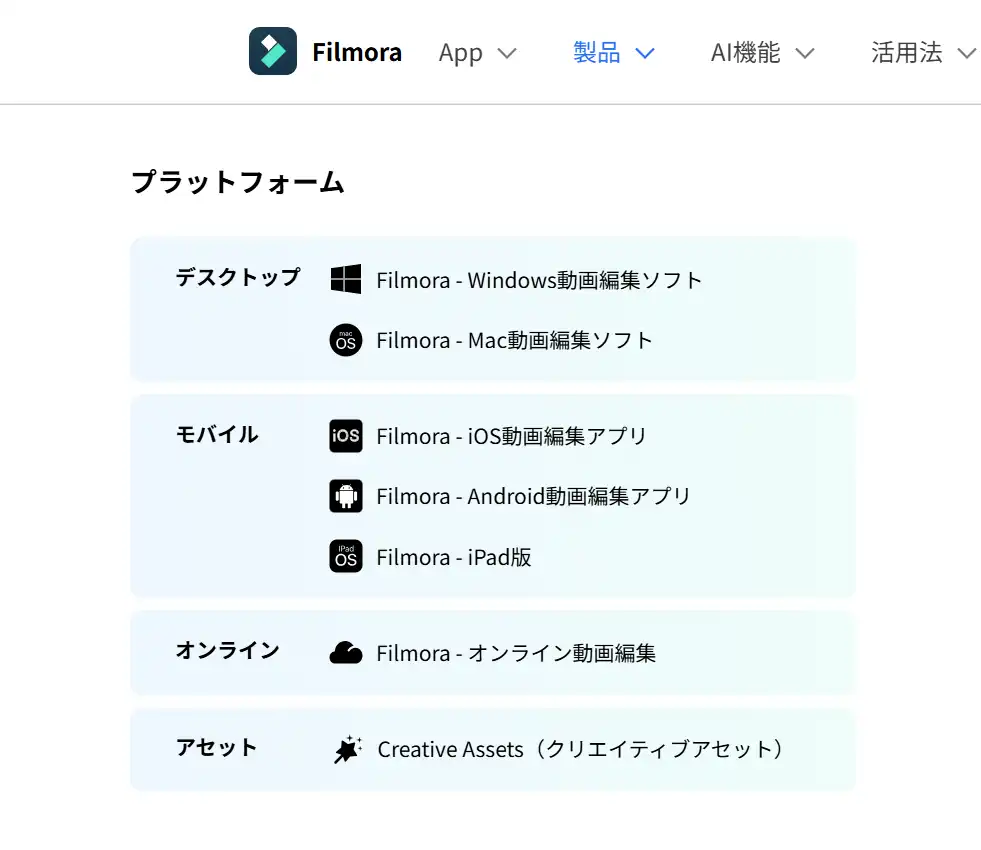 Filmora 14ダウンロード
