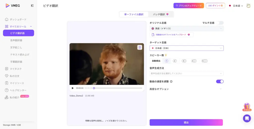 VMEG翻訳設定